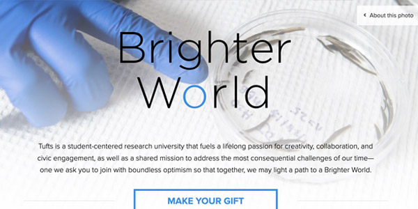 Tufts University: Brighter World